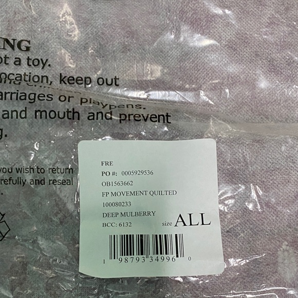 Free People Quilted Shoulder Bag in Wine - Picture 2 of 6